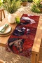 Ethnic Themed Horses Patterned Runner/Tablecloth/Placemat - 2