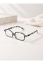 Rex Zebra Square Bone Transparent Women Men Unisex Blue Block Blue Light Protection Screen Goggles Glasses - 4