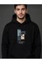 Erkek at the Taves in Yazi Printed Hooded Sweatshirt