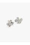 Textured Flower Earrings - 3