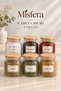 6-Piece Premium Glass Spice Jar Set with Bamboo Lids – Vacuum Kitchen Organizer Dowry Set - 7