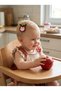 Handmade Amigurumi Apple Hairless Baby Clip Organic Cotton Thread Additional Food Concept Snap Baby Clip
