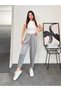 Women's Modal Fabric Carrot Cut Trousers with Pockets and Ties