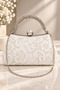Lace Bag, White Evening Dress Bag Stylish and High-Quality Evening Dress Bag - 2