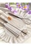 4-Piece Whisk Set: Wire Whisk-Silicone Whisk-Metal Whisk-Flat Whisk Stainless Steel Set - 4