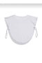 Plain Model Women's Hijab Neck Collar and Oversleeve Set 4 Pieces Black White - 4