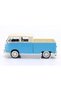 Volkswagen Vw Type 2 Double Cab Blue/White 1/24 Diecast Metal Model Car - 4