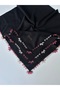 Hand Work Needlepointed Square Writing 100X100 cm Handcrafted - 2