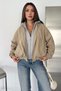 Women's San Francisco Printed Hooded Bomber Jacket - 3