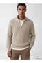 Peak New Season Green Stand Collar Men's Knitwear Sweater