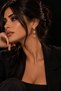 Neo Series Women's Gold Color 3-Star Figured Dangle Earrings – Stylish and Modern Design - 5
