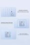 1 Piece Glass Cleaning Robot – Automatic Vacuum Window Robot W9, Water Spray System, Remote Control, with Fall Sensor, Window Cleaner - 5