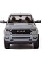 2019 Dodge Ram 1500 Laramie Crew Cab Pickup Truck Ceramic Gray 1/24 Diecast Metal Model Car - 3
