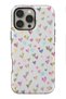 Compatible with iPhone 15 Pro - Colorful Shiny Hearts, Double Layer Cover, Glossy Surface Protective Case