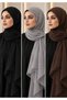 Chiffon Wool Shayla Set of 3 | Non-Slip Premium Hijab Scarves - 2