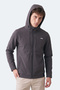 Crest I Men's Stand Collar Zippered Anthracite Coat & Jacket - 5