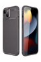Apple iPhone 14 Compatible Case Auto Focus Carbon Cover - Gray - 7