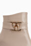 Mariam Beige Women's Boots and Ankle Boots with Removable Heel - 8
