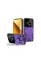 Xiaomi Redmi 14C Compatible Case with Joy Lens Stand - Purple - 7