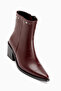 Liddy Burgundy Women's Boots and Ankle Boots with Removable Heel - 3