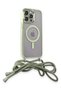 Apple iPhone 12 Pro Compatible Case Divo Laser Strap Magsafe Cover - Dark Green - 2