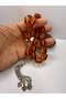 Fire Amber Mascot Efe Tesbih Made from Rod Material in Sizes 11.2/15.8 mm - 3