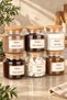 Set of 6 635 Ml/Cc Glass Coffee Jars – Kitchen Storage Jars with Bamboo Lids - 2