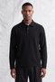 Men's Polo Collar Thessaloniki Fabric Etford T-Shirt Black - 3