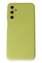 Samsung Galaxy M14 5g Compatible Case Nano Velvet Silicone - Yellow - 8