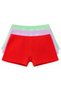 Girls' Shorts 100% Cotton 3-Pack Colorful (Mixed Colors Are Packaged) - 2