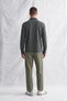 Men's Polo Collar Thessaloniki Fabric Etford T-Shirt Gray - 5