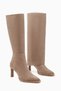 Petra Mink Suede Women's Boots with Removable Heel Detail