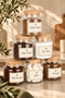 Set of 6 635 Ml/Cc Glass Coffee Jars – Kitchen Storage Jars with Bamboo Lids - 3
