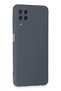 Samsung Galaxy A22 Compatible Case Nano Velvet Silicone - Gray - 8
