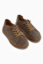 Judi Genuine Leather Gray Suede Comfortable Sole Women's Sneakers - 3