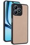 Realme Note 50 4g Compatible Case Aras Leather Cover - Powder - 7