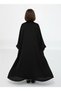 Black Premium 3-Piece Kids Abaya Set – Lightweight Harir Maqsood Modest Wear for Girls - 5