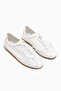 Berry Genuine Leather White Lace-Up Casual Women's Shoes - 3