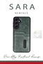 Samsung Galaxy A16 5g Compatible Case Sara Leather Case with Business Card Holder - Tan - 7