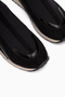 Etta Black Suede Detailed Laceless Women's Sneaker Sports Shoes - 4