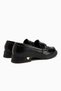 Emilia Black Buckle Women's Loafer Casual Shoes - 5