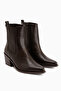 Elvia Brown Elastic Women's Boots - 5