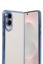 Samsung Galaxy S25 Compatible Edge Lens Silicone Case - Light Blue - 8