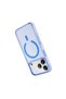 غطاء حماية متوافق مع هاتف Apple iPhone 18 Pro Max/17 Pro Max من نوع PC Real Magsafe - أزرق سييرا - 3