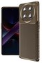 Honor Magic 7 Lite Compatible Case Auto Focus Carbon Cover - Brown - 7