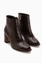 Teresa Brown Patterned Heeled Women's Boots - 3