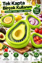 Avocado Storage Container Flexible Lid Vegetable Fruit Storage Container – Air-Tight Freshness Preserving Refrigerator Container for Avocado, Lemon, Onion, Tomato - 3