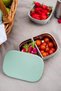 BEABA Stainless Steel Lunch Box, Kids Lunch Box with Silicone Lid, Bento Style Food Containers, Removable Silicone Dividers Make 1-3 Compartments, Sage - 7