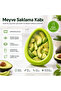 Avocado Storage Container Flexible Lid Vegetable Fruit Storage Container – Air-Tight Freshness Preserving Refrigerator Container for Avocado, Lemon, Onion, Tomato - 8