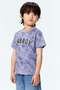 Loose-fit printed cotton T-shirt